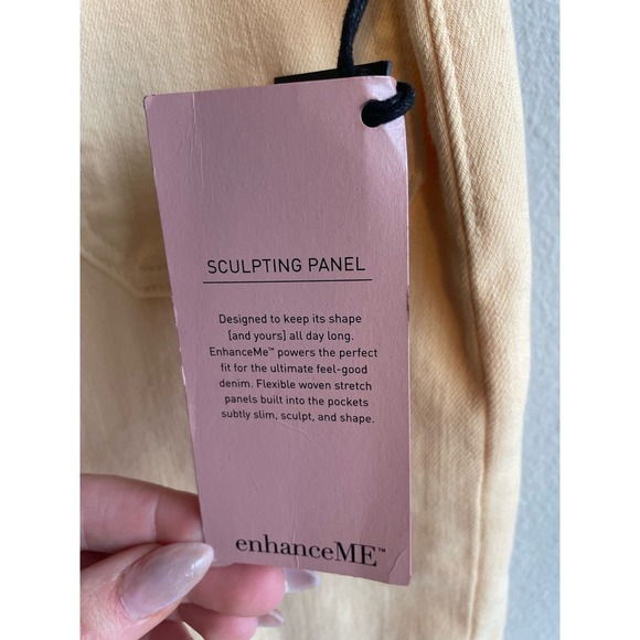 JEN7 by 7 For All Mankind Patch Pocket Mid Rise Crop Wide Leg Jeans Size 2 - Picture 7 of 11